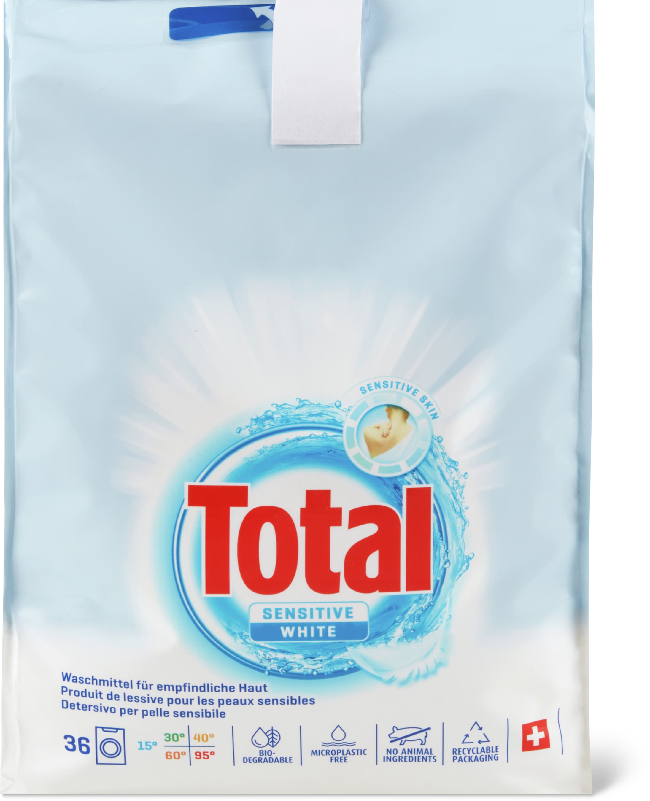 Detersivo per bucato in polvere 36 lavaggi, White Sensitive